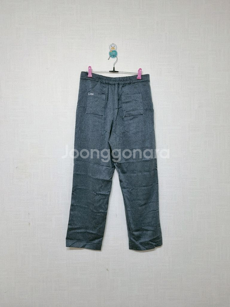 남성 ABROAD 그레이 데일리 팬츠--3