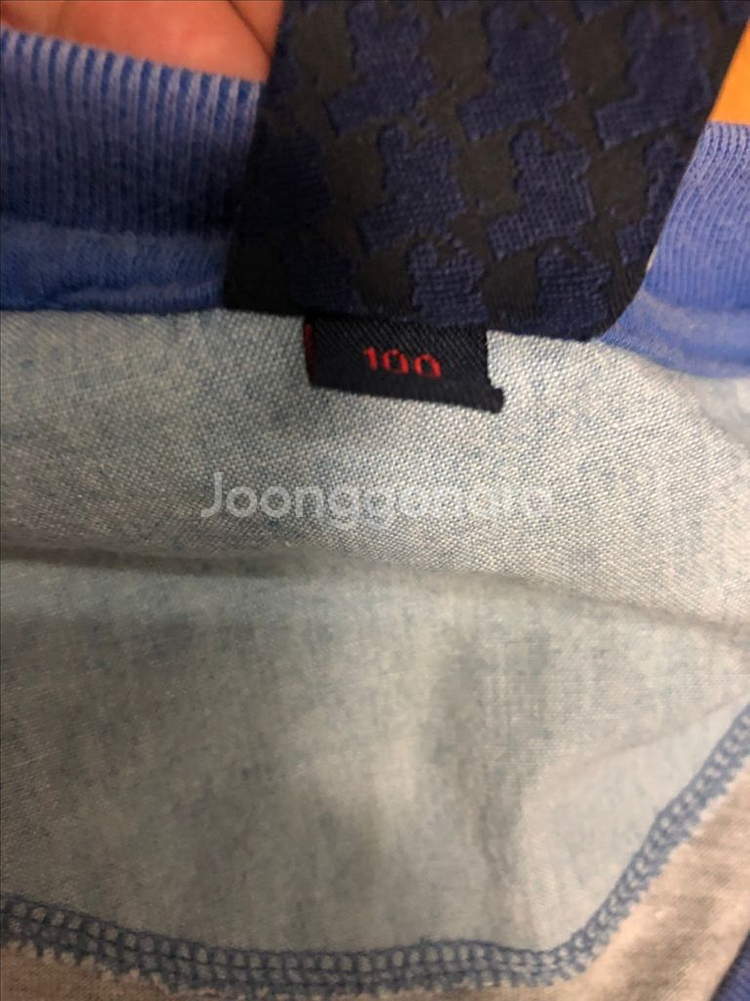 MLB LA 다저스 스트라이프 래글런 티셔츠 100--5