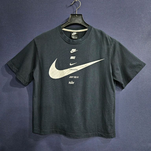 나이키 프린팅 블랙 남성 오버핏 95 반팔티
