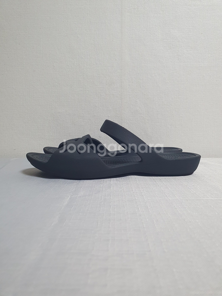 택포가 230mm 크록스 샌들 켈리 슬리퍼 블랙--1