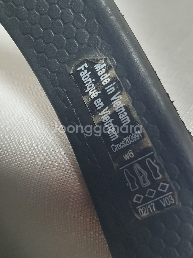 택포가 230mm 크록스 샌들 켈리 슬리퍼 블랙--9