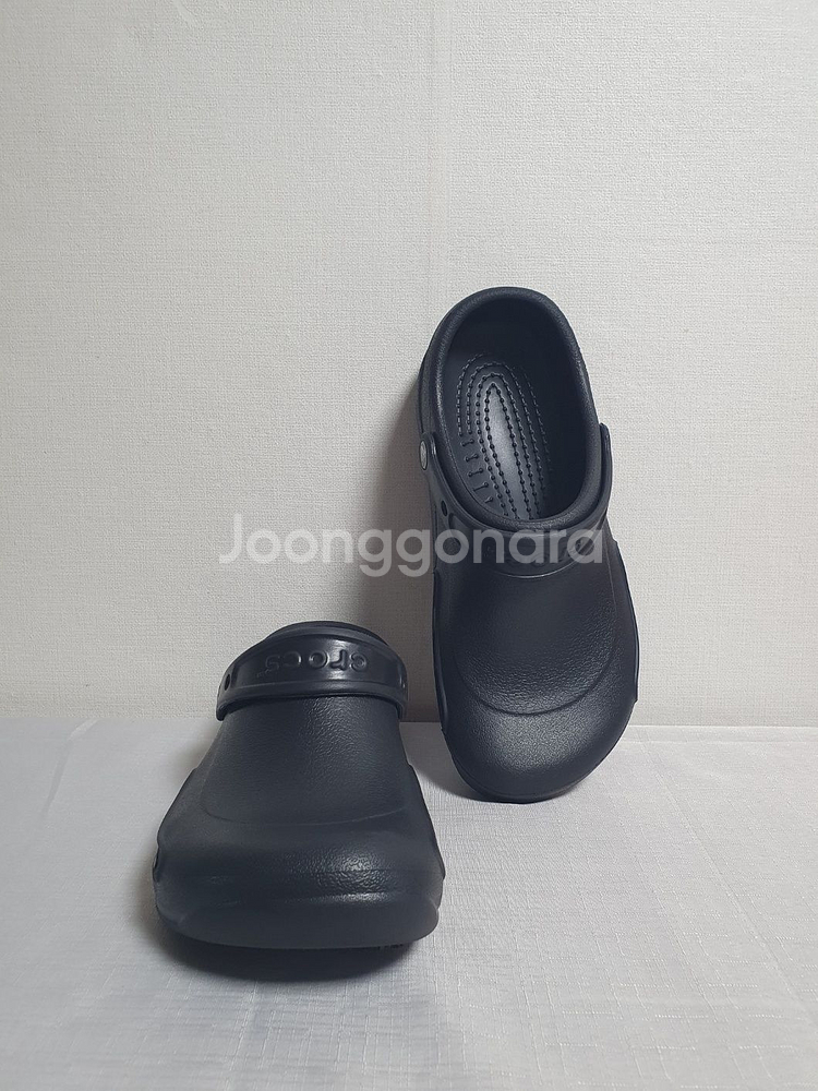 택포가 260mm 크록스 샌들 비스트로 클로그 블랙--1