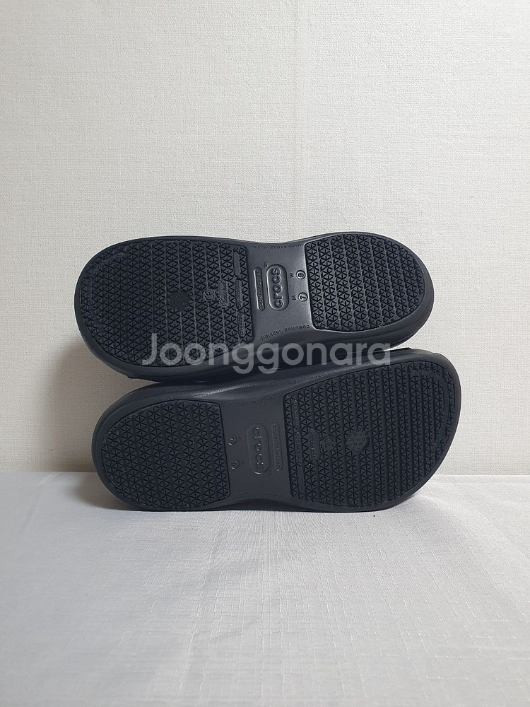 택포가 260mm 크록스 샌들 비스트로 클로그 블랙--7