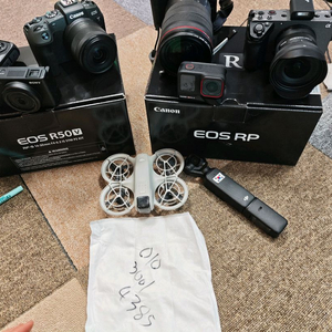 캐논50v렌즈킷,루믹스24-60,루믹스18-40,오즈모포켓,dji네오,