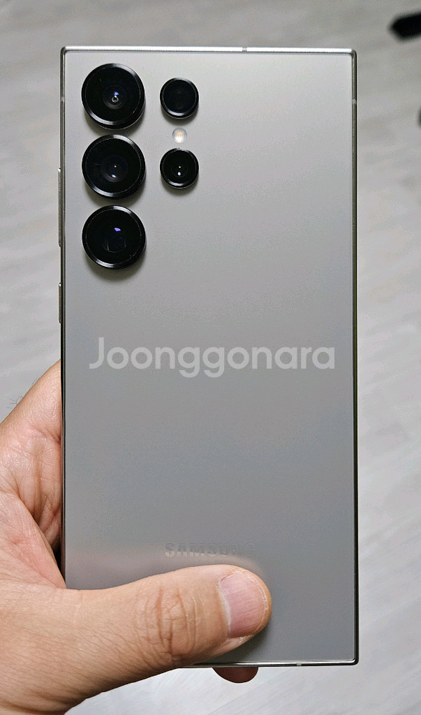갤럭시 S24울트라 그레이 256GB A급 싸게 팝니다--1