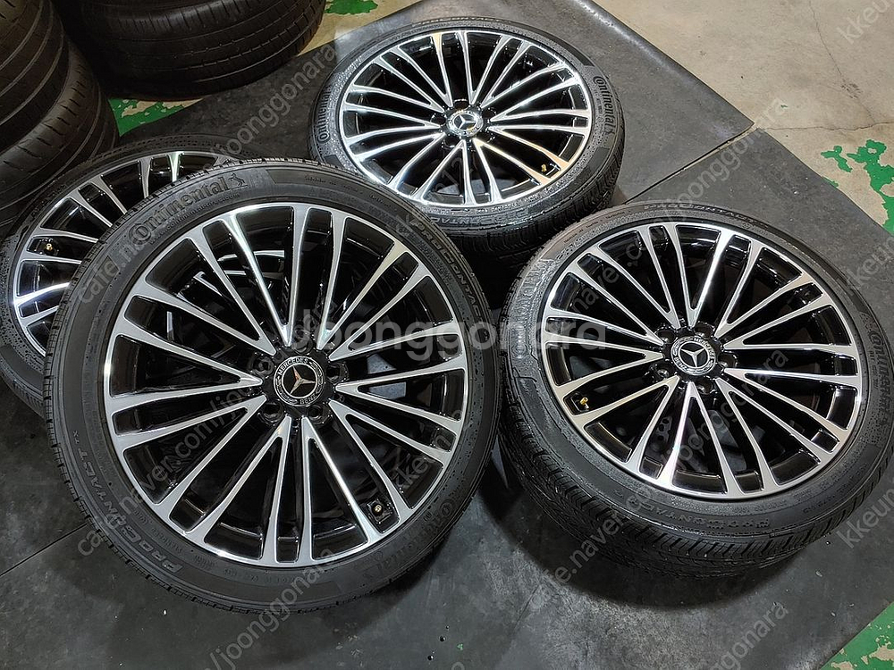 벤츠 W223 S350 마차 19인치 E클 장착가능--8