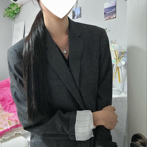 솔리드옴므 우영미 블레이저 자켓 차콜