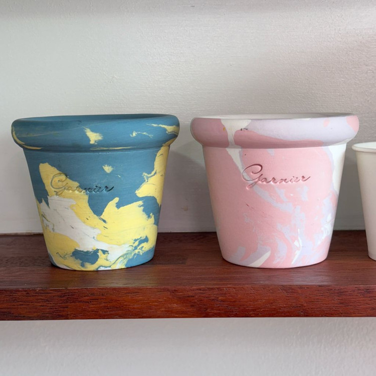 가르니에 토분세트 블루 사용, 핑크 새상품--5