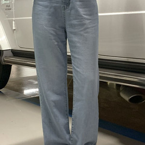 히니크 와이드 썸머 데님 팬츠 연청