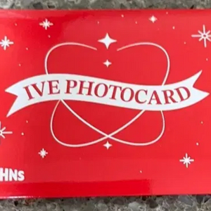 파파존스X아이브 포토카드 6차 (미개봉)