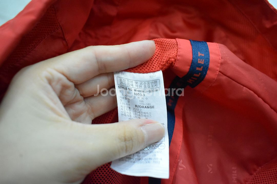 밀레 남성 바람막이 100--3