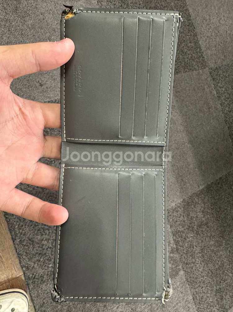 고야드 빅투와르반지갑 그레이--2