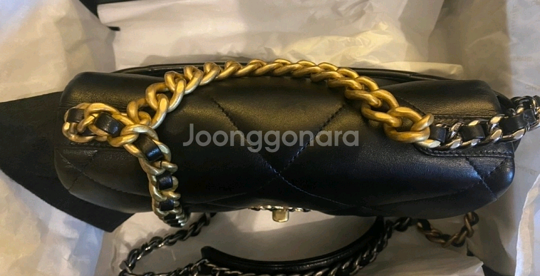 샤넬 블랙 정품--1