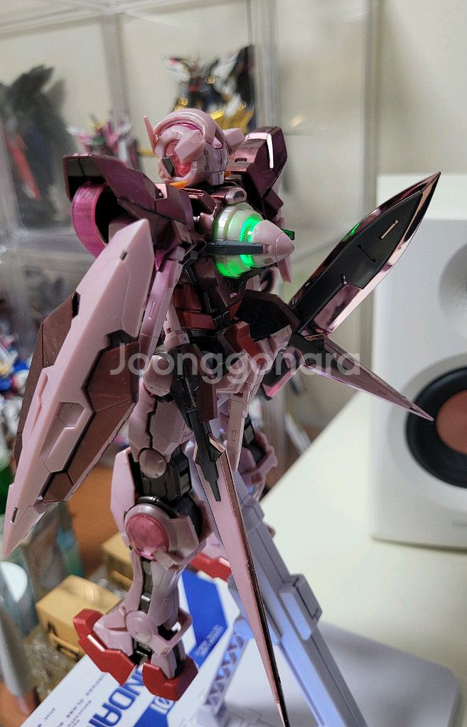 mg 건담 엑시아 트란잠 프라모델 가조+합금프레임--3