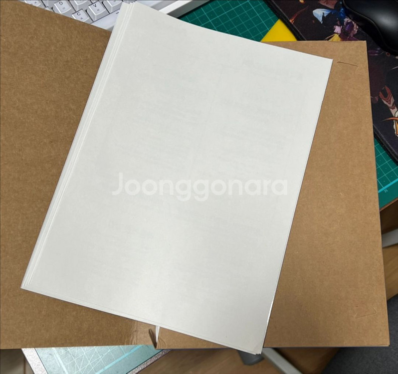 무지 라벨지 프린트 용지 새제품--1