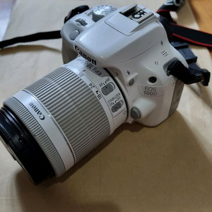 캐논 카메라 EOS 100D 화이트 18-55렌즈
