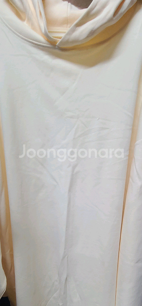 각 2만원 꺌랑 롤업 후드 롱 원피스 크림버터. 베이지--1