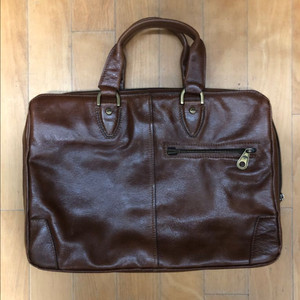 팀버랜드 레더 브라운 서류가방 브리프케이스 토트백