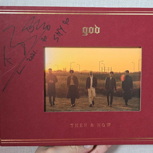 god 스페셜앨범 then&now 싸인씨디