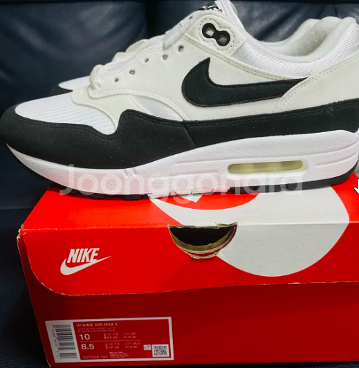 나이키 에어맥스1 흰검--2