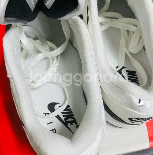 나이키 에어맥스1 흰검--5