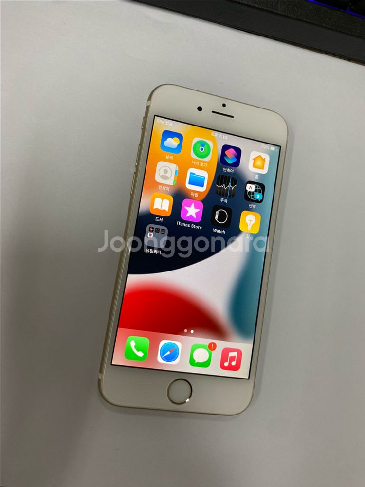 아이폰6S 골드 A급 64GB 배터리92% 인스타--1