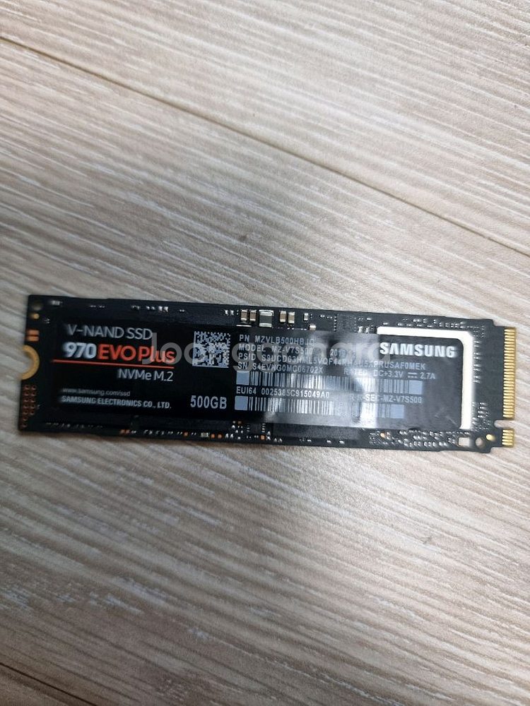 삼성 970EVO NVME SSD 500G--0