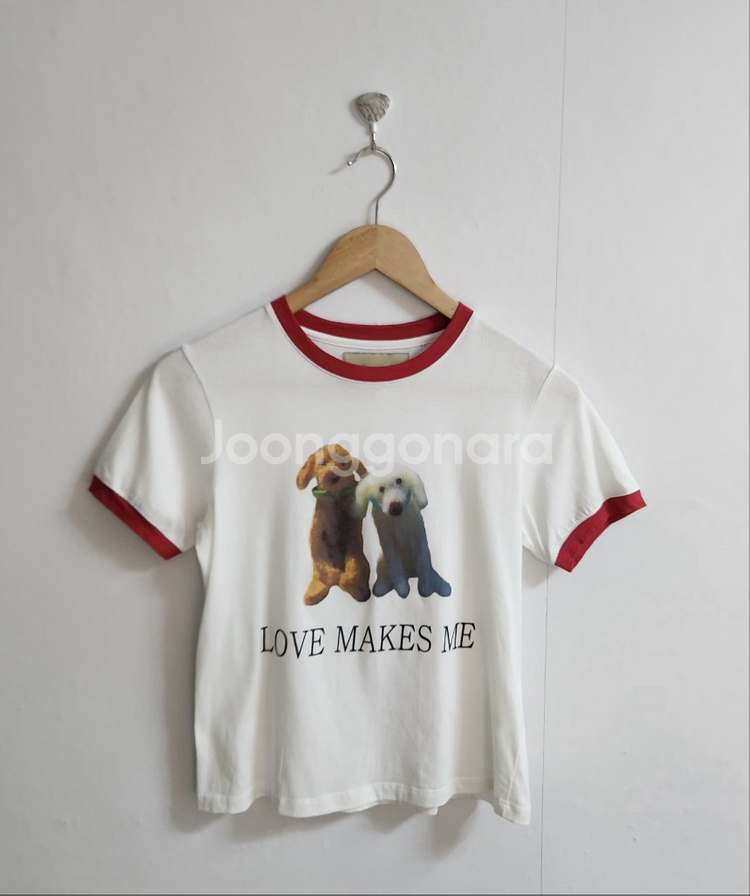 [마뗑킴] 90 여 크롭반팔--0