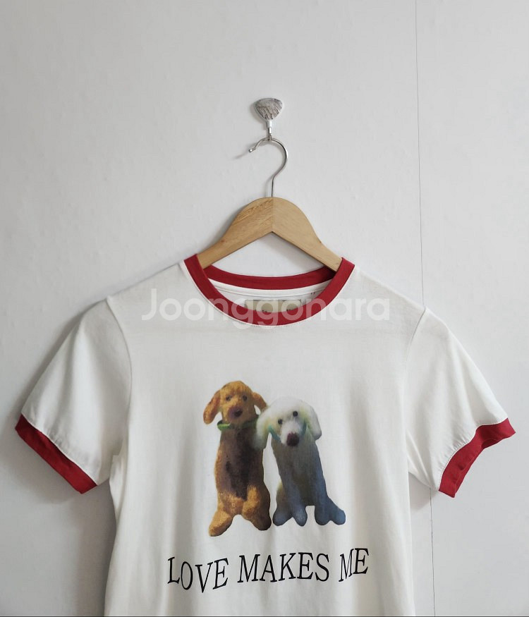 [마뗑킴] 90 여 크롭반팔--6