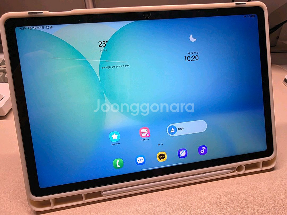 갤럭시탭s10 fe 5g 128gb 풀박스 + 케이스--0