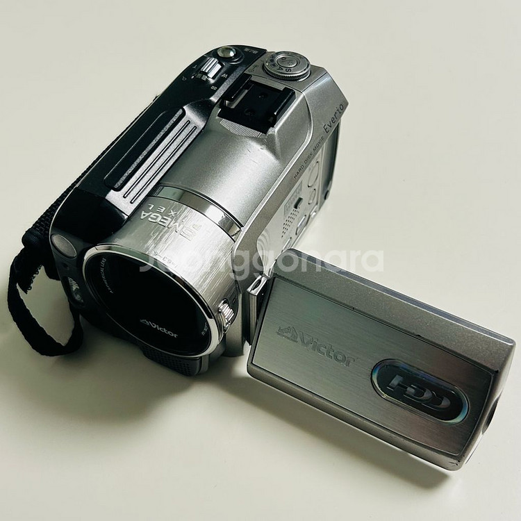 (풀박구성) JVC GZ-MG575 실버 빈티지 캠코더--0