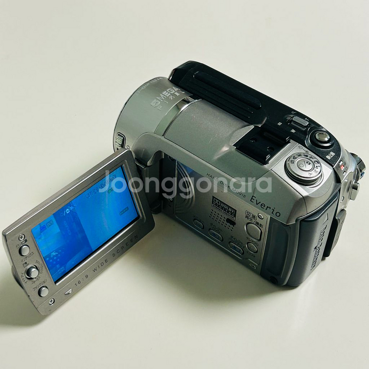 (풀박구성) JVC GZ-MG575 실버 빈티지 캠코더--1