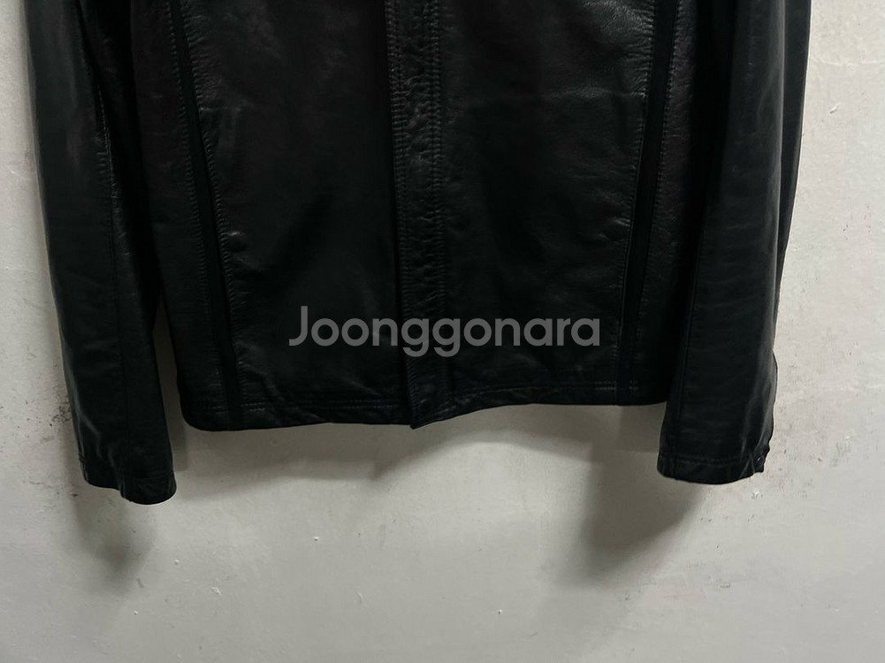 95 renoma 레더 염소가죽 자켓--2