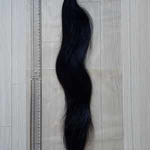 머리카락 (60cm) 판매 / 인모 자연모 생머리카락