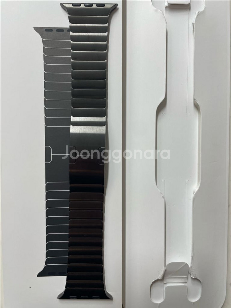 애플워치 링크브레이슬릿 46mm 슬레이트 SSS급--0