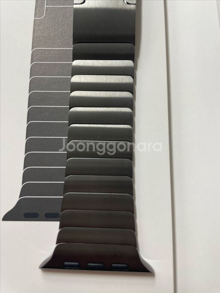 애플워치 링크브레이슬릿 46mm 슬레이트 SSS급--1