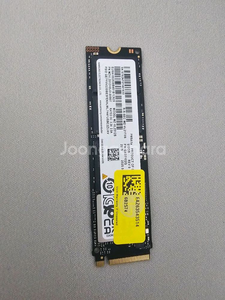 삼성 PM9A1a 512GB M2 NVMe SSD 택포--0