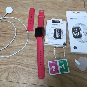 애플워치7 41mm 프로덕트 레드