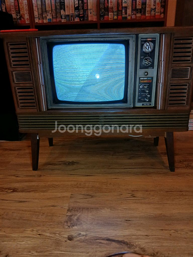삼성 흑백 자바라 tv 옛날 텔레비젼--2