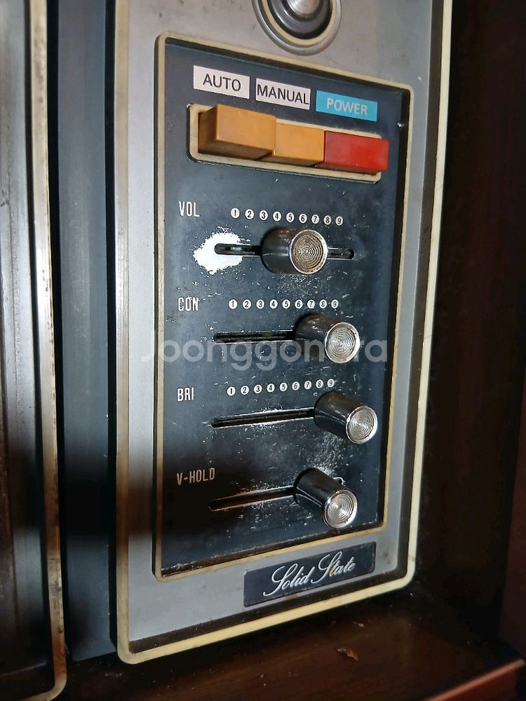 삼성 흑백 자바라 tv 옛날 텔레비젼--7