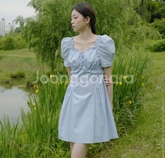 플로움 치치 미니원피스 블루 s--0