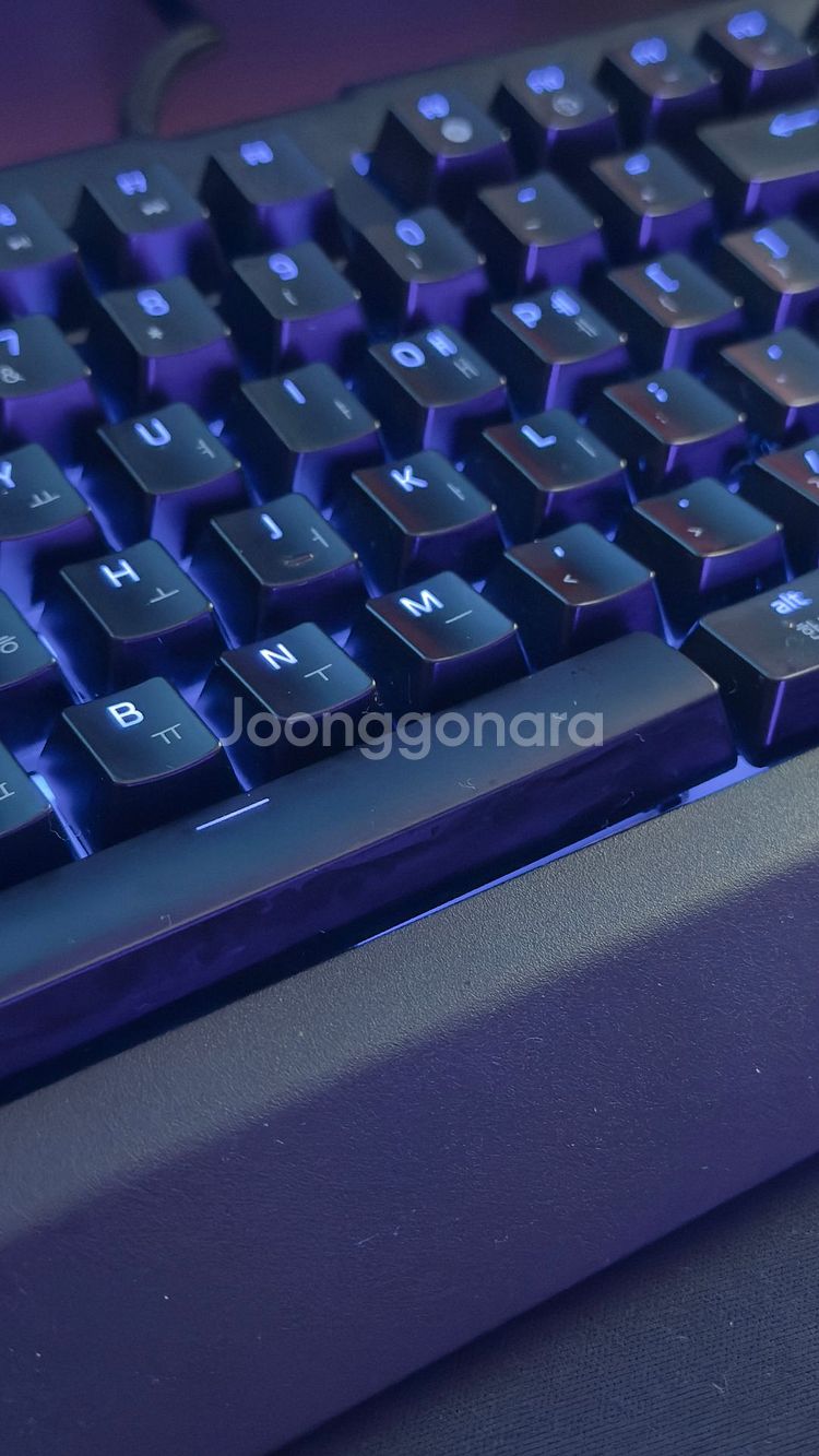 레이저 키보드 블랙위도우 크로마 v2--0