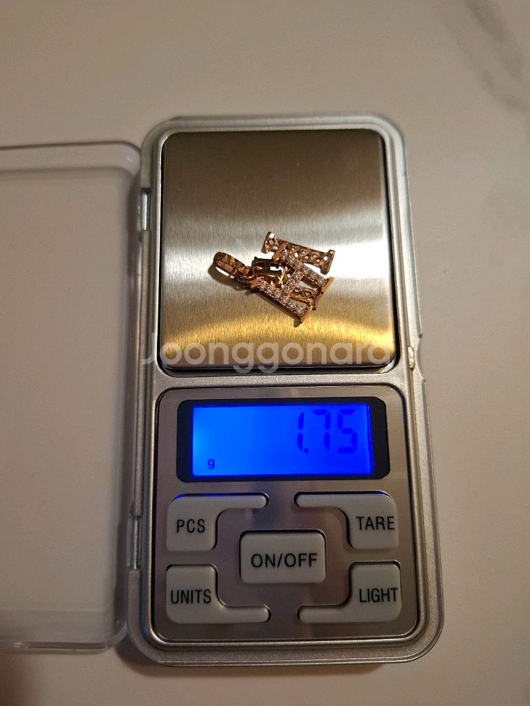14k 로즈골드 H펜던트--1