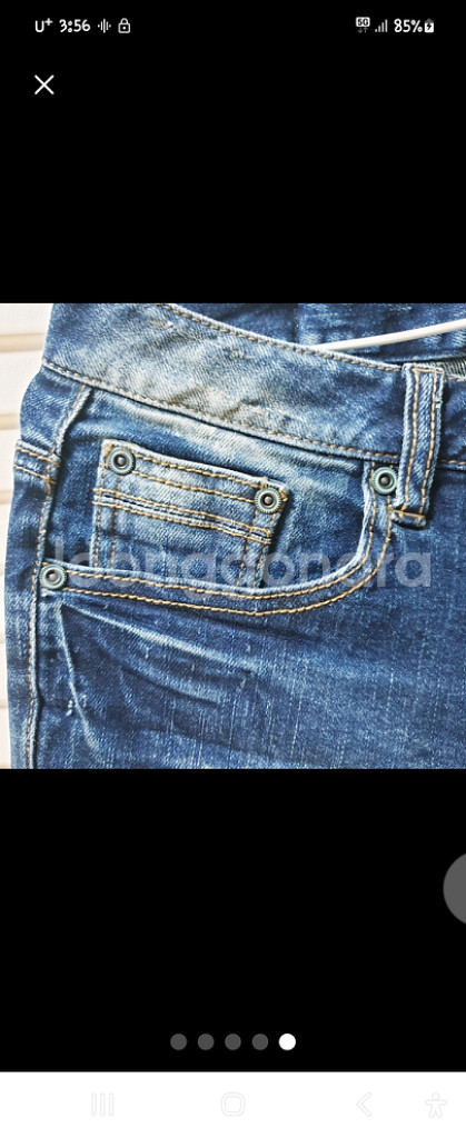 뱅뱅 데님반바지 26-27사이즈~ 미사용--4