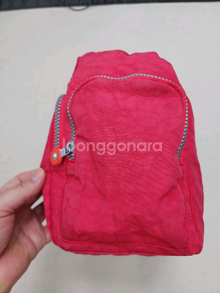 KIPLING 핑크 크로스백--4