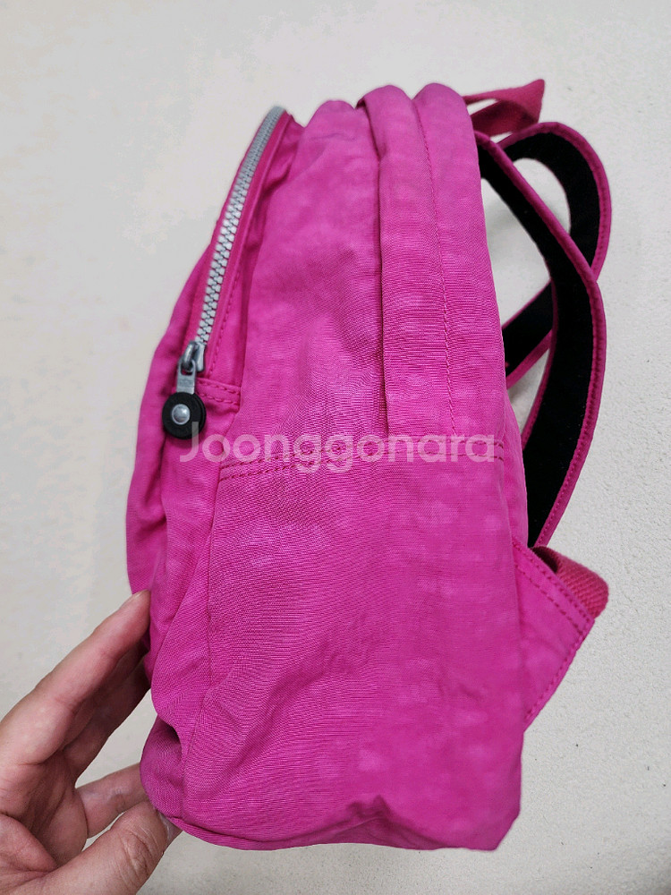 KIPLING 핑크 백팩--3
