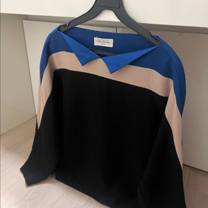 이태리 명품 산안드레스 밀라노 배색 나그랑 블라우스