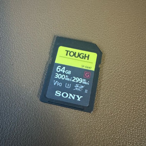 소니 tough 64gb v90 SF-G64T 메모리