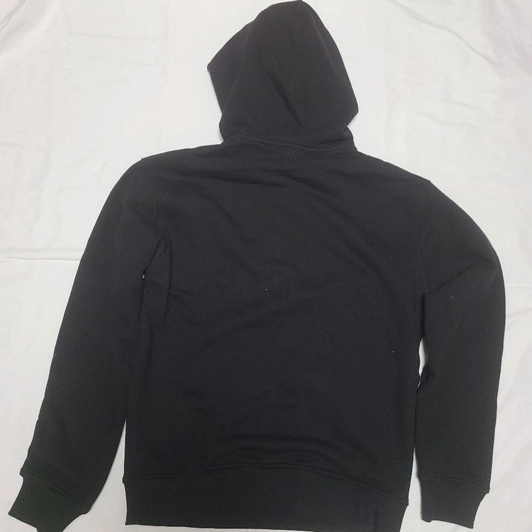 아미 스몰 하트 로고 후드티 블랙 그레이 이미지