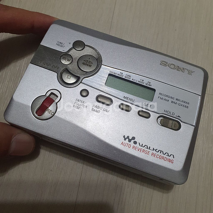 소니 워크맨 WM-GX688 카세트 부품용 판--0